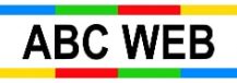 ABC WEB agence de communication site internet wordpress seo logo noir