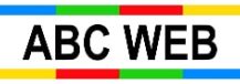 ABC WEB agence de communication site internet wordpress seo logo noir